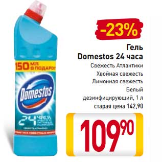 Акция - Гель Domestos 24 часа