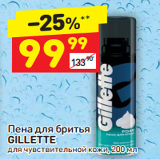 Акция - Пена для бритья Gillette