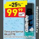 Магазин:Дикси,Скидка:Пена для бритья Gillette 