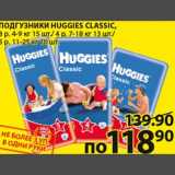 Магазин:Пятёрочка,Скидка:Подгузники Huggies Classic 