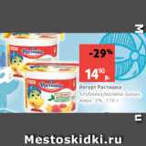 Виктория Акции - Йогурт Растишка
клубника/малина-банан,
жирн. 3%, 110 г