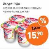 Магазин:Мираторг,Скидка:Йогурт ЧУДО
 2,5% 