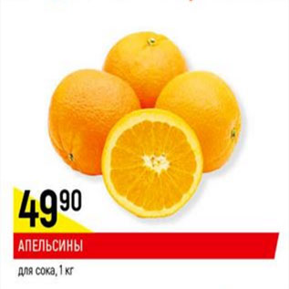 Акция - апельсины для сока