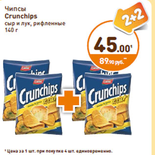 Акция - Чипсы Crunchips