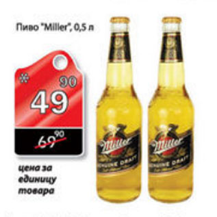 Акция - ПИВО MILLER