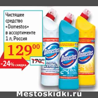 Акция - Чистящее средство Domestos