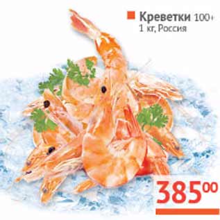 Акция - Креветки 100+ россия