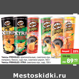 Акция - Чипсы Pringles