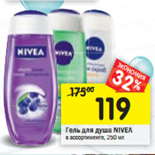 Акция - Гель душа Nivea