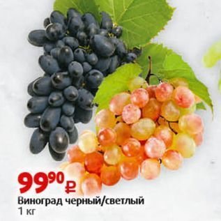 Акция - Виноград черный/светлый 1 кг