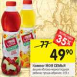 Магазин:Перекрёсток,Скидка:Компот МОЯ СЕМЬЯ