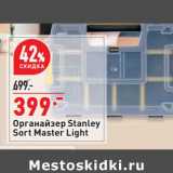 Магазин:Окей,Скидка:Органайзер Stanley Sort Master Light 