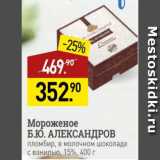 Магазин:Мираторг,Скидка:Мороженое Б.Ю Александров 15%