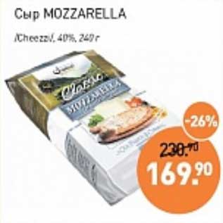 Акция - Сыр Mozzarella /Cheezz/ 40%