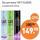 Мираторг Акции - Лак для волос TAFT CLASSIC