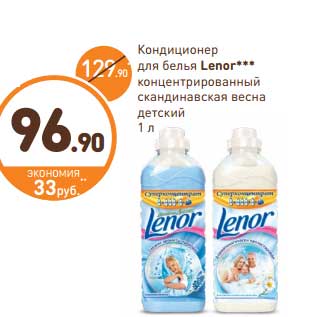 Акция - Кондиционер для белья Lenor