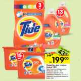 Магазин:Перекрёсток,Скидка:Средство для стирки 
белья TIDE