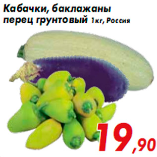 Акция - Кабачки, баклажаны перец грунтовый 1 кг, Россия