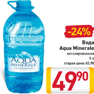 Акция - Вода Aqua Minerale