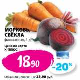 Магазин:К-руока,Скидка:Морковь, свекла фасованная 