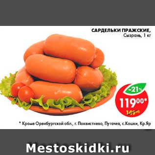 Акция - Сардельки Пражские, Сызрань