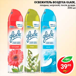 Акция - Освежитель воздуха, Glade