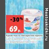 Магазин:Виктория,Скидка:Крем-паста Антарктик-криль
Санта Бремор, классическая,
из морепродуктов, 150 г
