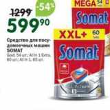 Магазин:Перекрёсток,Скидка:Средство для посуды Somat