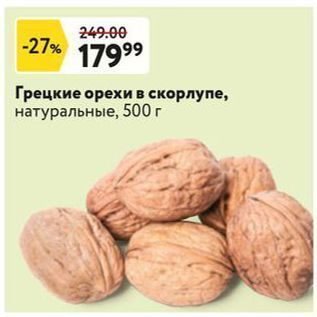 Акция - Грецкие орехи в скорлупе, натуральные