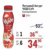 Метро Акции - Питьевой йогурт ЧУДО 