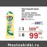 Метро Акции - Чистящий крем CIF 