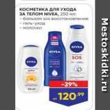 Лента Акции - КОСМЕТИКА ДЛя УХОДА 3A ТЕЛОМ NIVEA