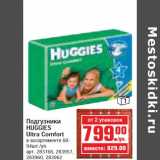 Магазин:Метро,Скидка:Подгузники HUGGIES Ultra Comfort