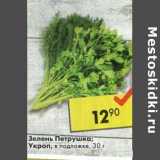 Магазин:Пятёрочка,Скидка:Зелень Петрушка/ Укроп, в подложке 