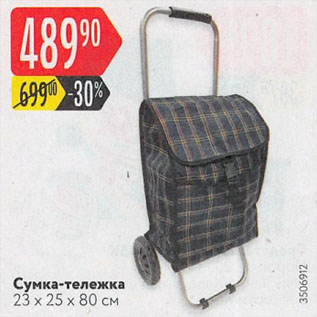 Акция - Сумка-тележка 23 х 25 х 80 см