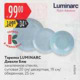 Карусель Акции - Тарелка LUMINARC Дивали Блю

закаленное стекло,	суповая 20 см/десертная, 19 см/ обеденная, 25 см