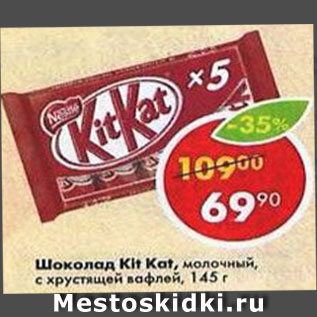 Акция - Шоколад Kit Kat