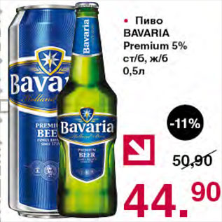 Акция - Пиво Bavaria premium