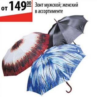 Акция - Зонт мужской/женский