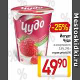 Билла Акции - Йогурт
Чудо
в ассортименте
2,5%, 290 г