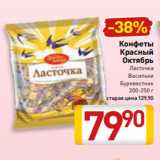 Билла Акции - Конфеты
Красный
Октябрь
Ласточка
Васильки
Буревестник
200-250 г