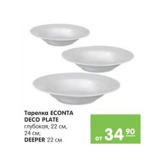 Акция - Тарелка Econta Deco Plate