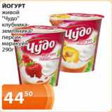 Магазин:Магнолия,Скидка:Йогурт живой Чудо клубника-земляника/персик-маракуйя