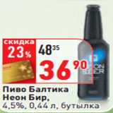 Магазин:Окей,Скидка:Пиво Балтика
Неон Бир,
4,5%, 