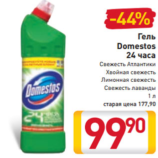 Акция - Гель Domestos 24 часа