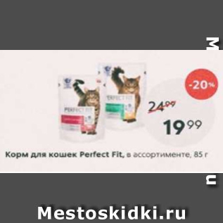 Акция - Корм для кошек Perfect Fit