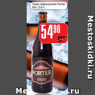Акция - ПИВО "АФАНАСИЙ" PORTER