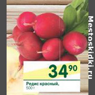 Акция - Редис красный