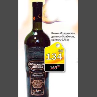 Акция - Вино Молдавская Долина Изабелла