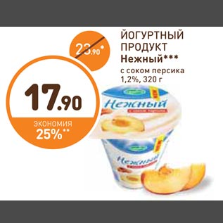 Акция - ЙОГУРТНЫЙ ПРОДУКТ Нежный***